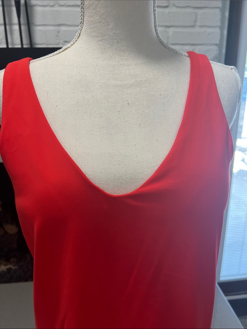 Athleta Red Sleeveless Transend Collection Dress - Picture 4 of 6